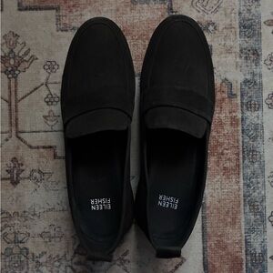 Eileen Fisher Women’s Platform Suede Loafers